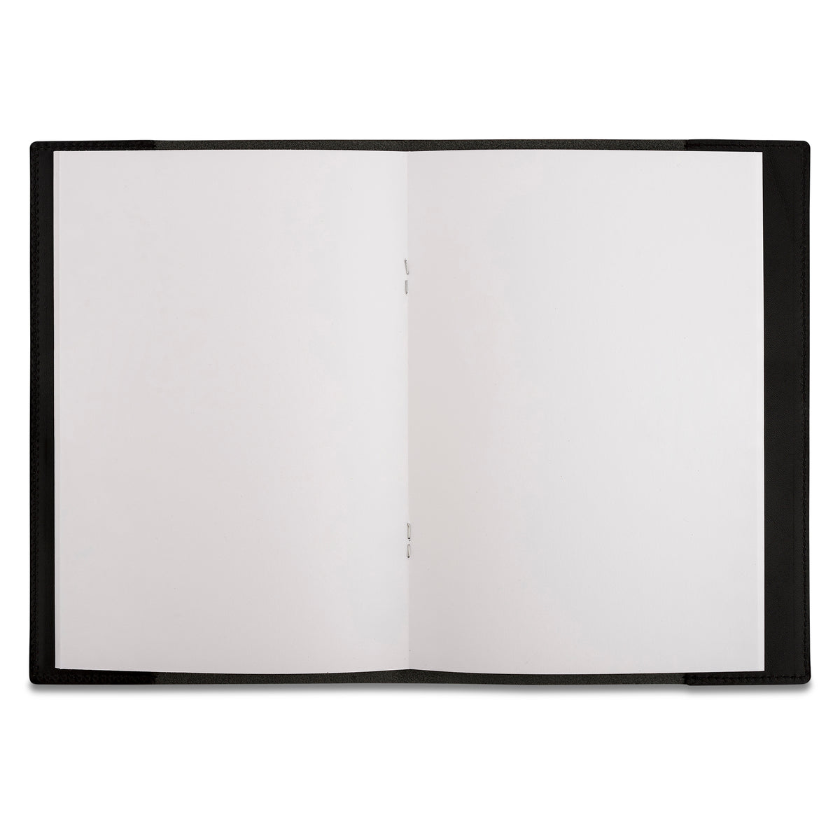 hochwertiges Leder Notizbuch in schwarz , handgefertigt in deutscher Ledermanufaktur