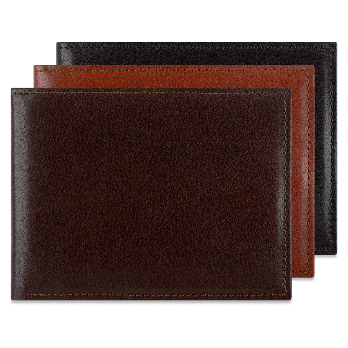 Heren Leder Börsen Made in Germany aus hochwertigem Echtleder: braun, schwarz und cognac