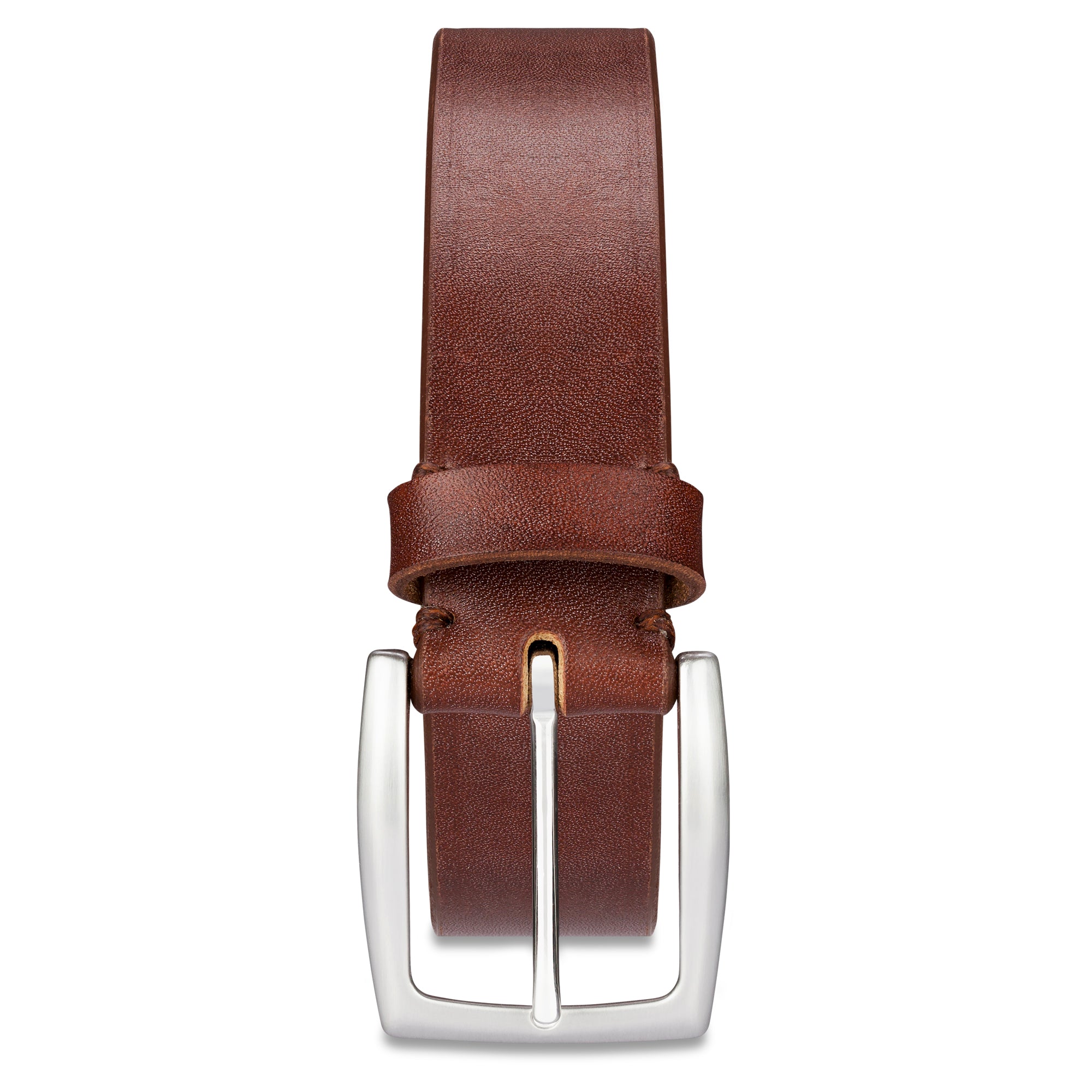 Exklusiver Bridle-Ledergürtel „William“ in Braun – 3,5 cm, Eichenrindleder von J. & F.J. Baker